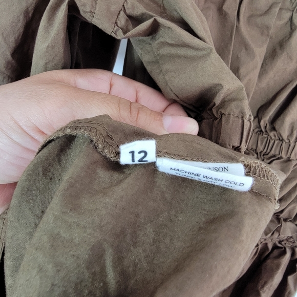 Ulla Johnson Alegria Poplin Playsuit Desert Palm New With Tags Size 12 - Picture 10 of 13